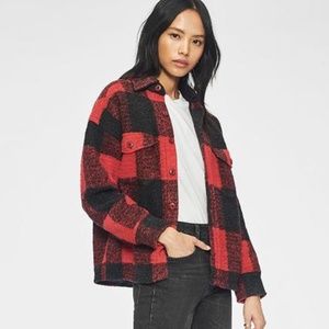 ANINE BING BOBBI FLANNEL JACKET